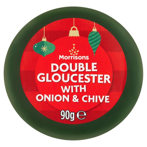 Morrisons Double Gloucester With Onion & Chive Truckle 