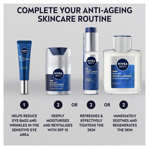 NIVEA MEN Hyaluron Anti-Age Moisturiser SPF15 