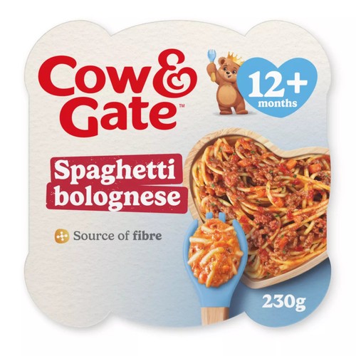 Cow & Gate Spaghetti Bolognese Baby Food Meal 12+ Months 230g