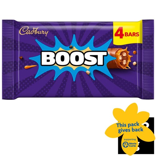 Cadbury Boost Chocolate Bar 4 Pack Multipack
