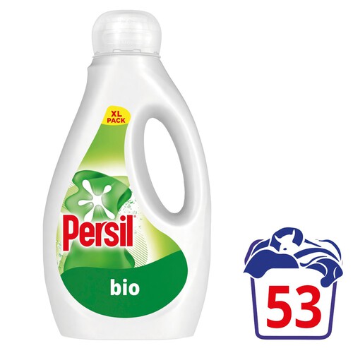 Persil Bio Liquid Laundry Washing Detergent 53 Washes