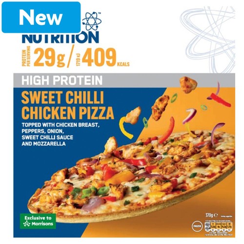 Morrisons Sweet Chilli Chicken Protein Pizza