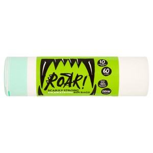 Roar Drawstring Bin Bags