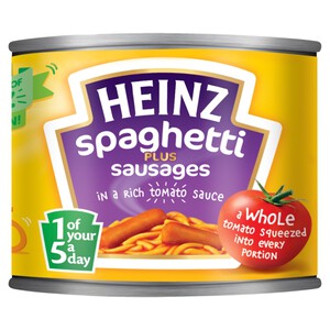 Heinz Spaghetti Plus Sausages | Morrisons