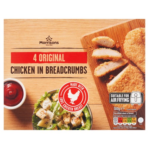 Morrisons breaded chicken steaks