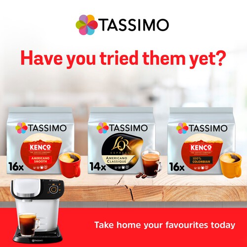 Tassimo Kenco Americano Decaff Coffee Pods x16