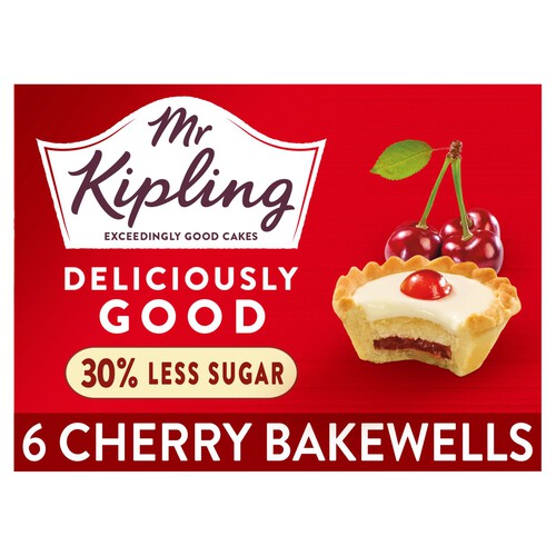 Mr Kipling Deliciously Good Cherry Bakewell Pies 