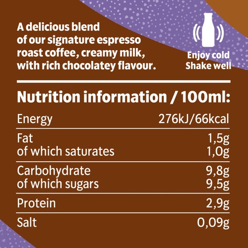 Starbucks Frappuccino Mocha Chocolate Flavoured Milk Iced Coffee