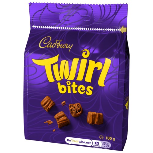 Cadbury Twirl Bites Chocolate Bag