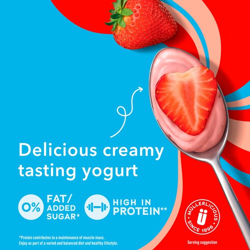 Muller Light Strawberry Fat Free Yogurt 