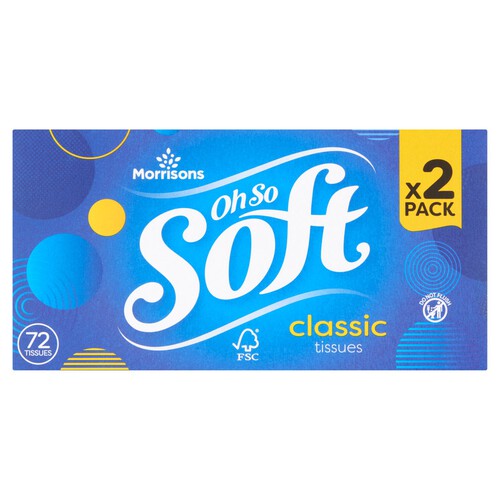 Morrisons 3Ply Regular Twin Facial Tissues