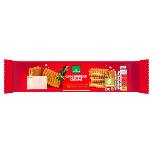 Morrisons Christmas Gingercream Creams 150g