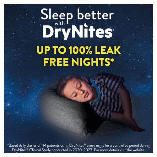 Huggies Drynites Pyjama Pants Age 4-7 Boy Mega 