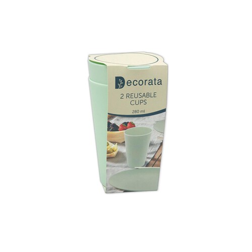 Decorata Reusable Cups Mint