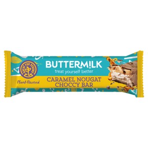 Buttermilk Plant-Powered Peanut Nougat Choccy Bar 50g