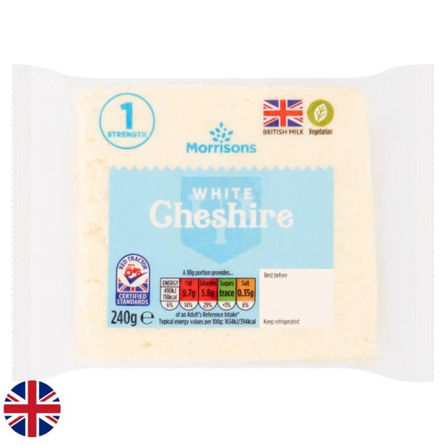 Morrisons White Cheshire Cheese 240g