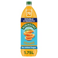 Robinsons Double Strength Orange No Added Sugar Squash 1.75L