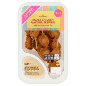 Morrisons Roast Chicken Skewers & Spicy Buffalo Dip 125g