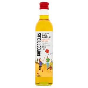 Borderfields British Cold Pressed Rapeseed Oil 500ml