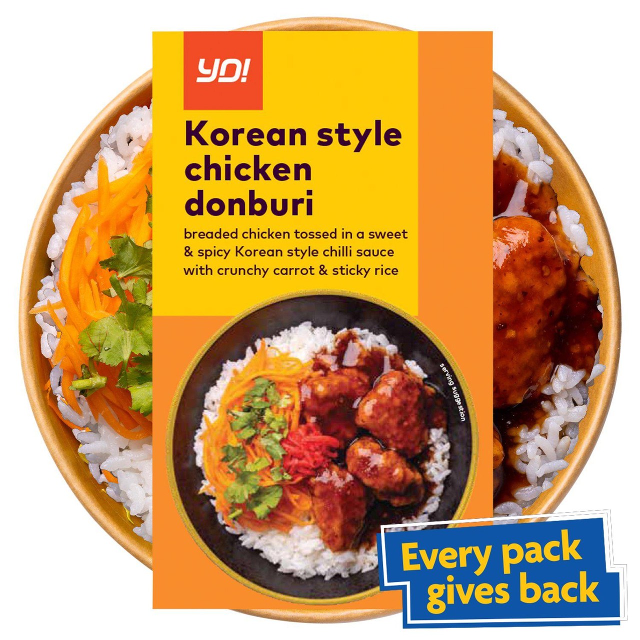 Yo! Korean Style Chicken Donburi 400g