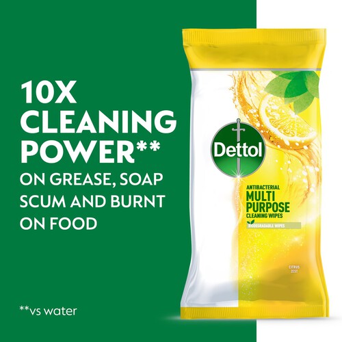 Dettol Multi Purpose Wipes Citrus