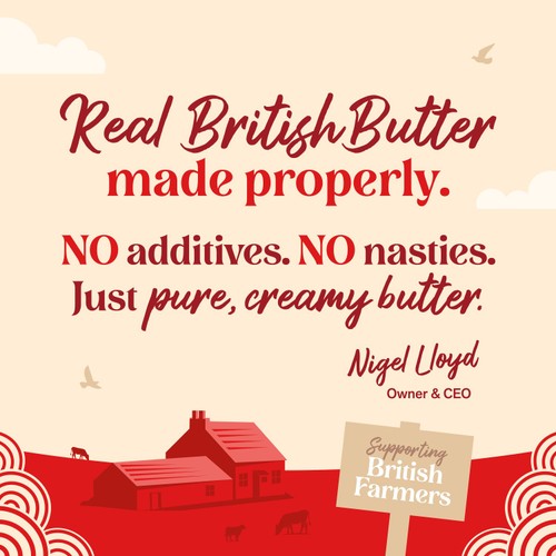 Castle Dairies Salted Welsh Butter   250g