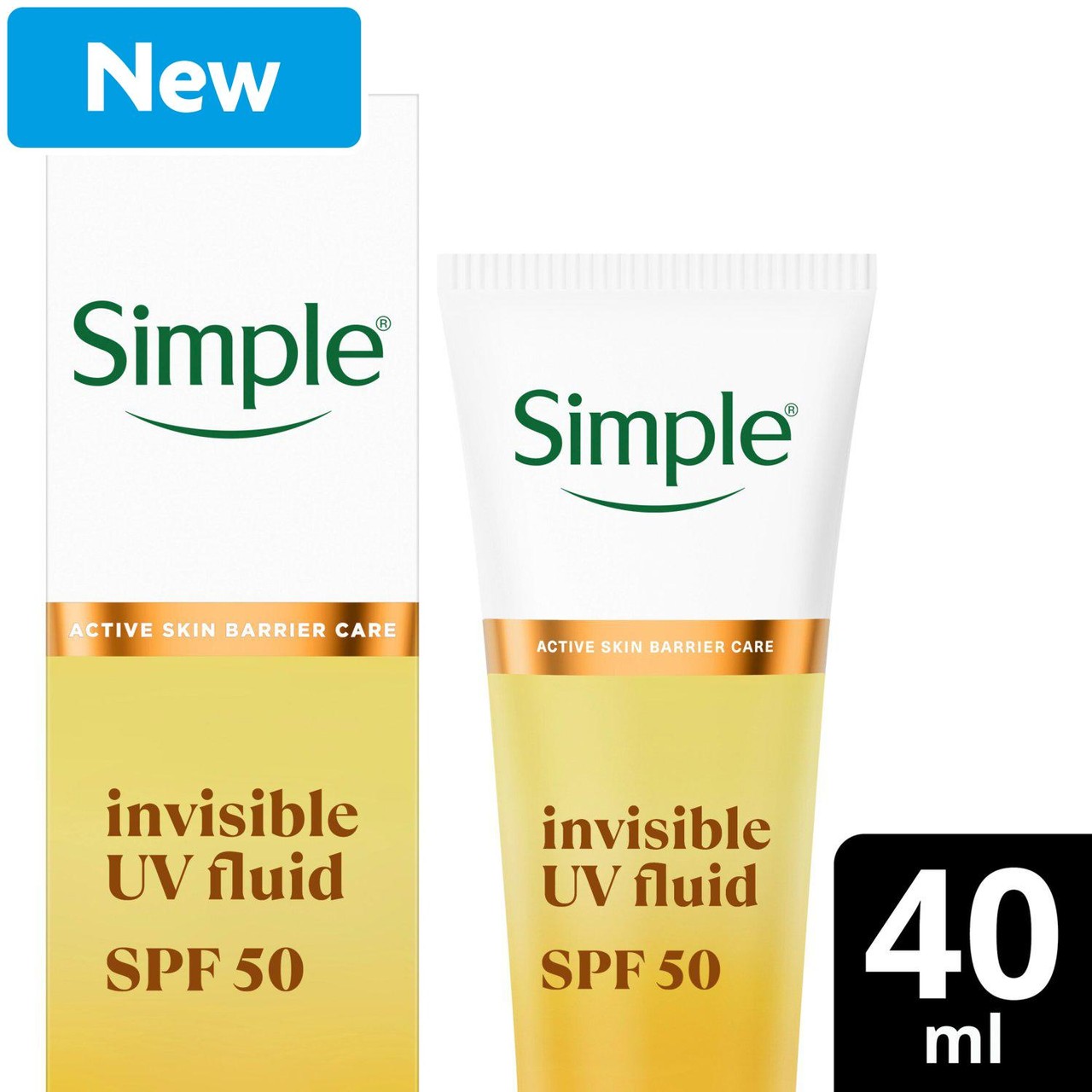 Simple SPF Moisturiser Invisible Fluid 40ml