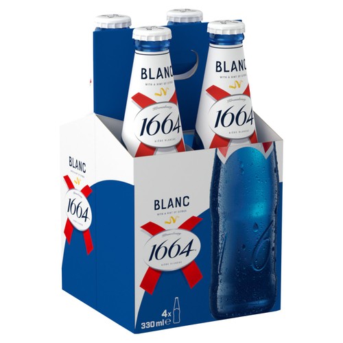 1664 Blanc Premium Lager Beer Bottles