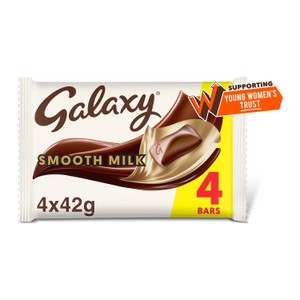 Galaxy Smooth Milk Chocolate Bars Multipack 4 x 42g | Morrisons