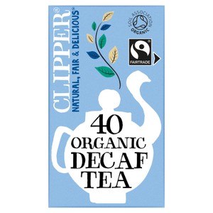 Clipper Organic And Fairtrade Decaffeinted 40 Tea Bags 116g