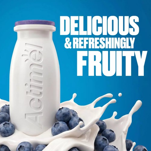 Actimel Blueberry Yogurt Drinks