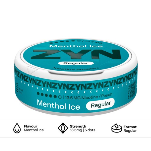 ZYN Menthol Ice 13.5mg Nicotine Pouches