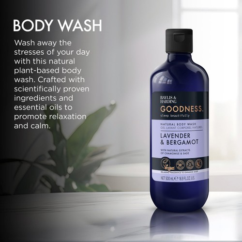 Baylis & Harding Goodness Natural Lavender & Bergamot Body Wash