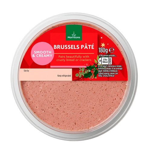 Morrisons Smooth Brussels Pate Dish 180g