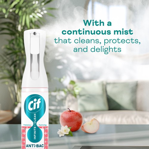 Cif Infinite Anti-Bac All In One Cleaner Reload Apple & Jasmine 280ml