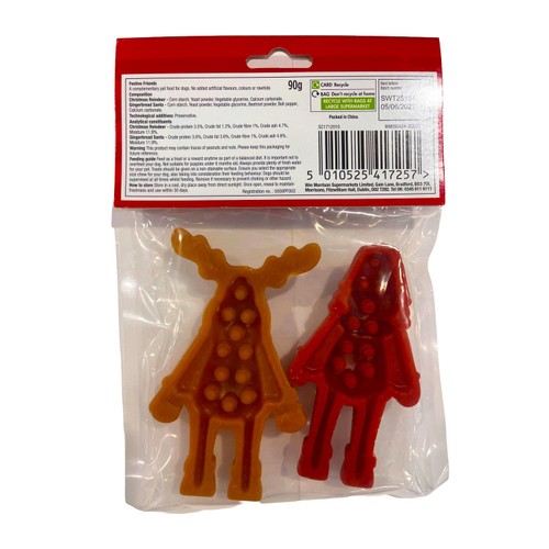 Morrisons Festive Friends Dental Dog Treats 