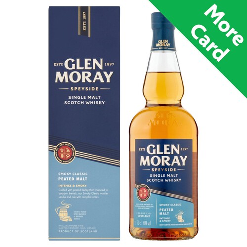 Glen Moray Peated Single Malt Scotch Whisky 