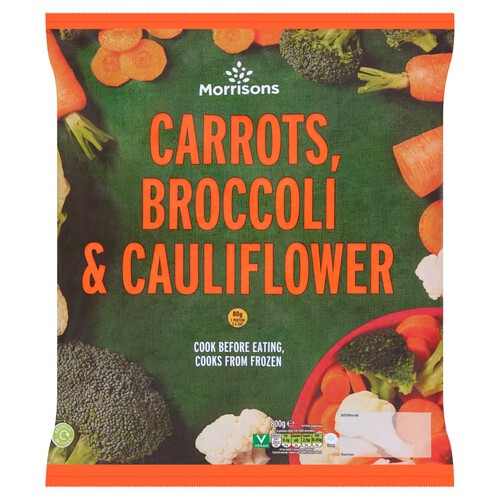 Morrisons Carrots Broccoli & Cauliflower 