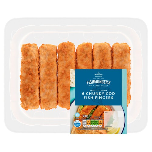 Morrisons Breaded Chunky Cod Fish Fingers