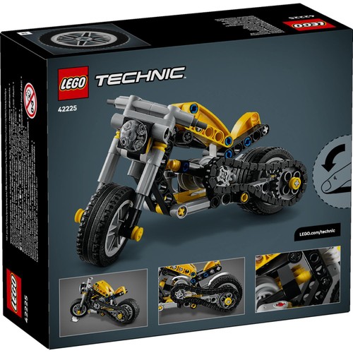 Lego Technic Yellow Motorcycle 42225