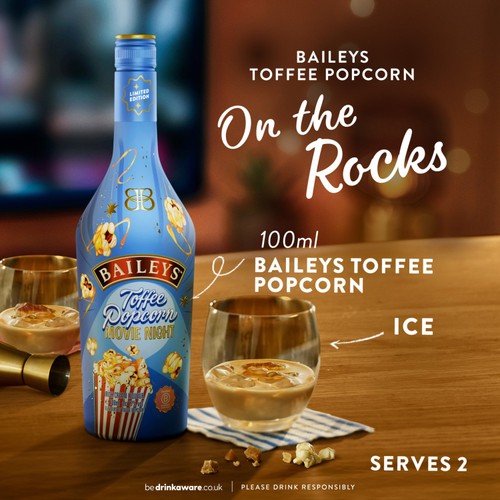 Baileys Toffee Popcorn 70cl