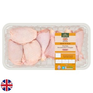 Morrisons Market Street British Chicken Drumsticks & Thighs 1.2kg