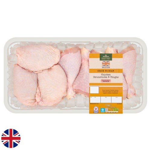 Morrisons Market Street British Chicken Drumsticks & Thighs 1.2kg