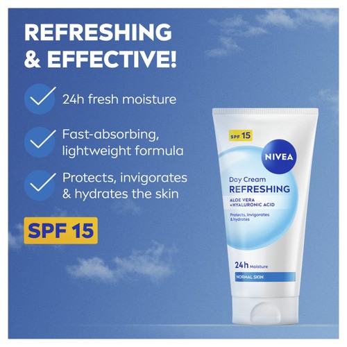 NIVEA Refreshing Day Cream for Normal Skin SPF15