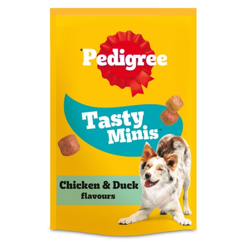Pedigree Tasty Minis Adult Dog Treats Chicken & Duck Chewy Cubes