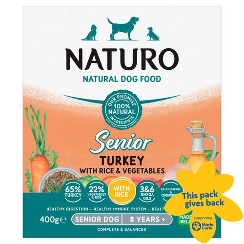 Naturo Senior Dog Turkey & Rice With Vegetables