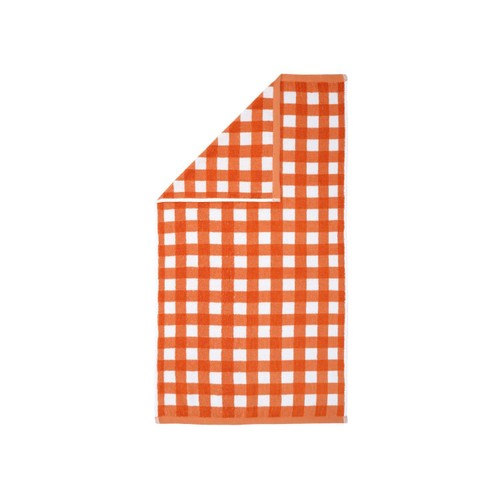 Spa Maison Orange Gingham Hand Towel