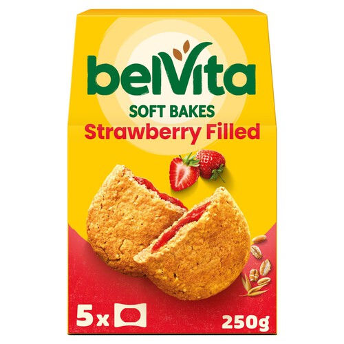 BelVita Breakfast Soft Bakes Strawberry Filled 5 Pack