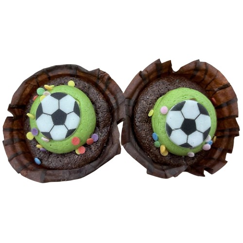 Morrisons Football Brownie Cups 2 Pack