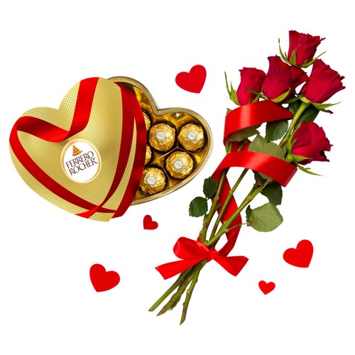 Ferrero Rocher Heart Chocolates  125g